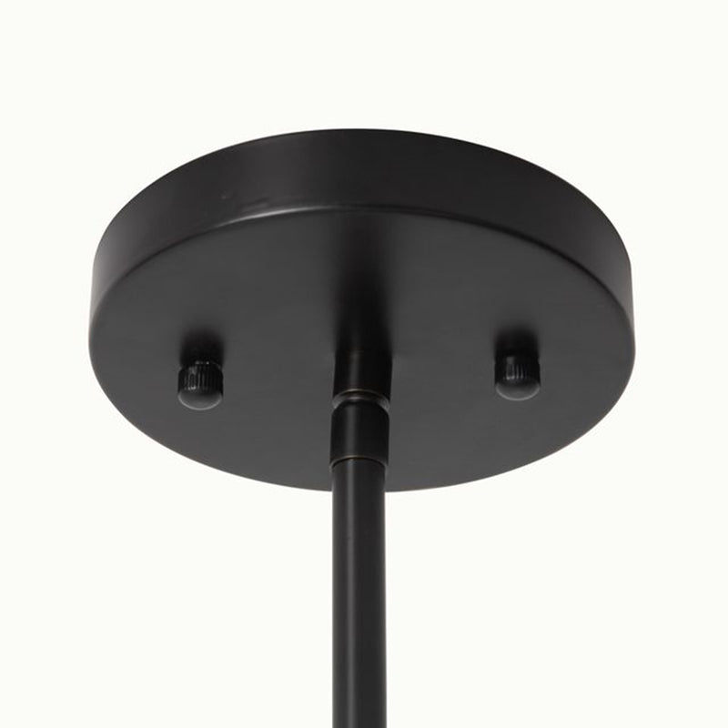 Nova California Lodi 13in 1-Light Pendant | Mid-Century Matte Black Steel and Walnut Wood with Hammered Gold Leaf Interior | Model 3110500MB