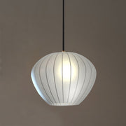 Nova of California Bloom 1 Light Swag Pendant, Black Nickel/White - 3112806BN