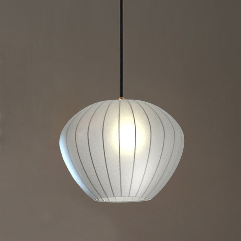 Nova of California Bloom 1 Light Swag Pendant, Black Nickel/White - 3112806BN