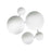 Nova California Marshmallow 33" Wall Art Mirror, Chrome/Amber Mica