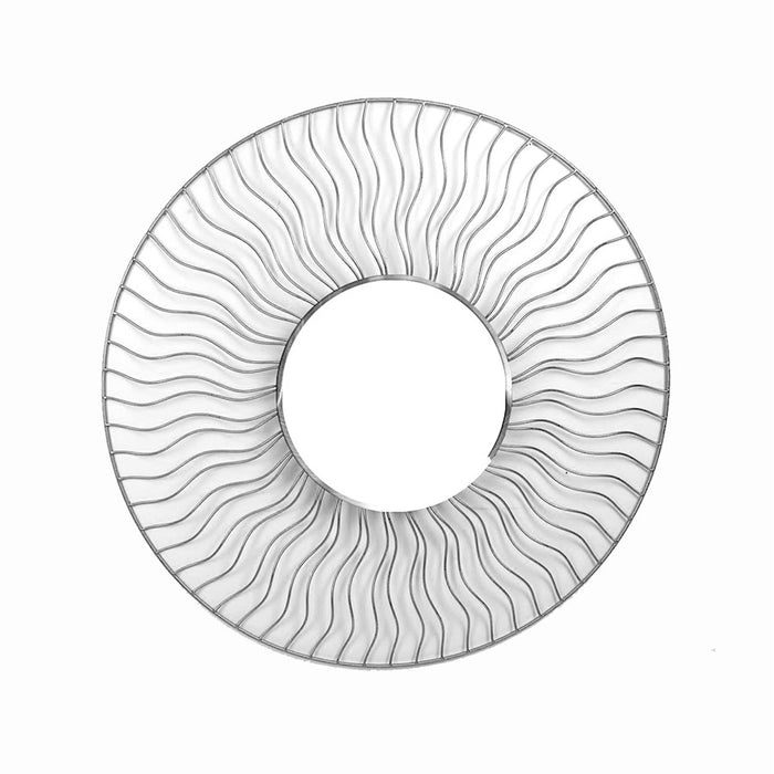 Nova California Sunburst 36" Round Wall Mirror/Set of 2, Nickel