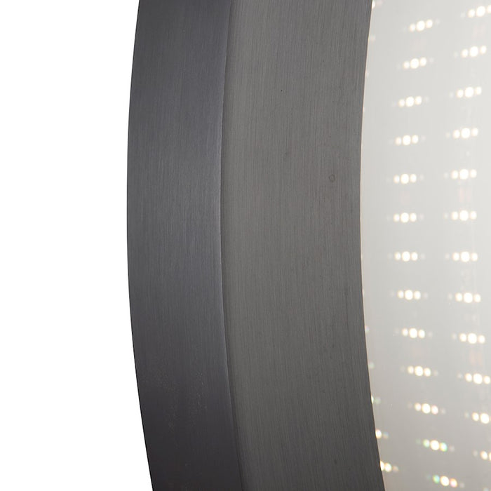 Nova California Starfall Vanishing Infinity LED Mirror, Gunmetal