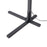 Nova California Mica 3Lt 86" Arc Floor Lamp, Charcoal Gray/Silver
