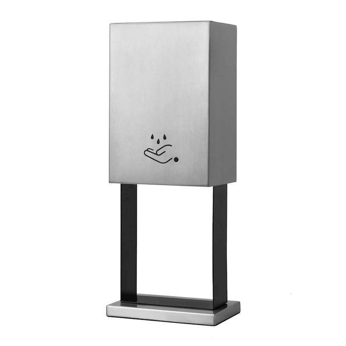 Nova California Luxe Tabletop 21" Hand Sanitizer Dispenser, Nickel