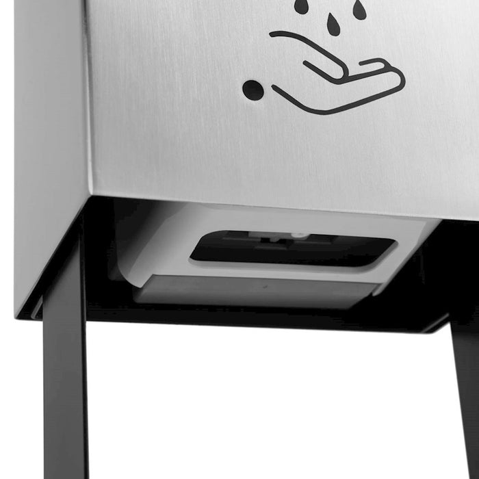 Nova California Luxe Tabletop 21" Hand Sanitizer Dispenser, Nickel