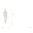 Nova California Luxe Floor 54" Hand Sanitizer Dispenser, Nickel
