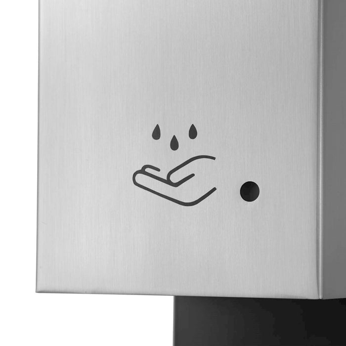 Nova California Luxe Floor 54" Hand Sanitizer Dispenser, Nickel