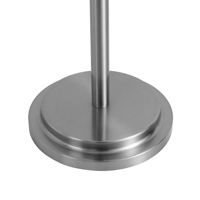 Nova California Luxe Floor 54" Hand Sanitizer Dispenser, Nickel