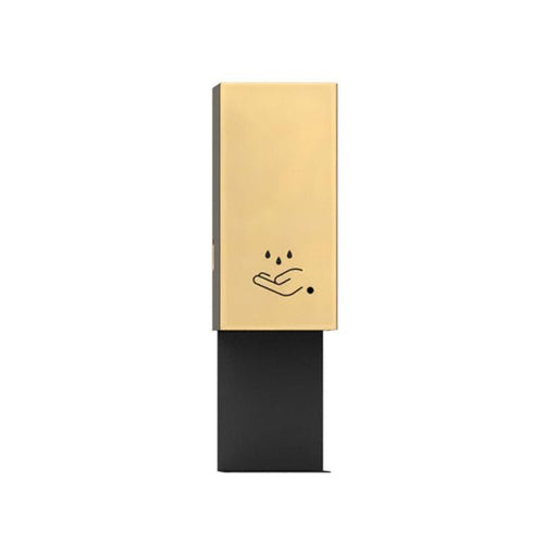 Nova California Luxe 19in Wall Mounted Touchless Hand Sanitizer Dispenser | Contemporary Steel Brushed Brass | Commercial Entryway | Model 7030573BB