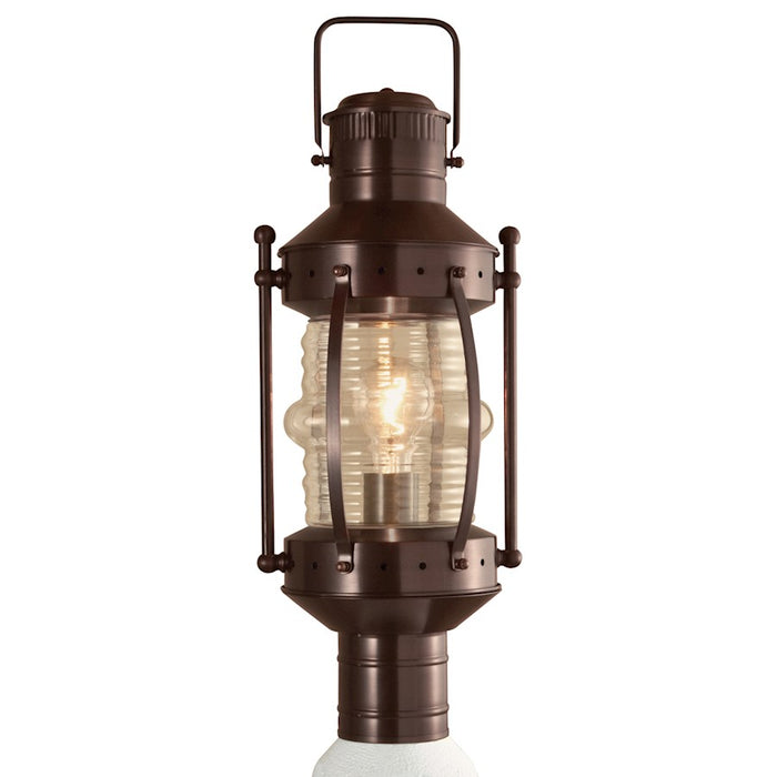 Norwell Lighting Seafarer 1 Light Post, Bronze