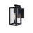 Norwell Lighting Capture Outdoor 1 Light Sconce, Matte Black