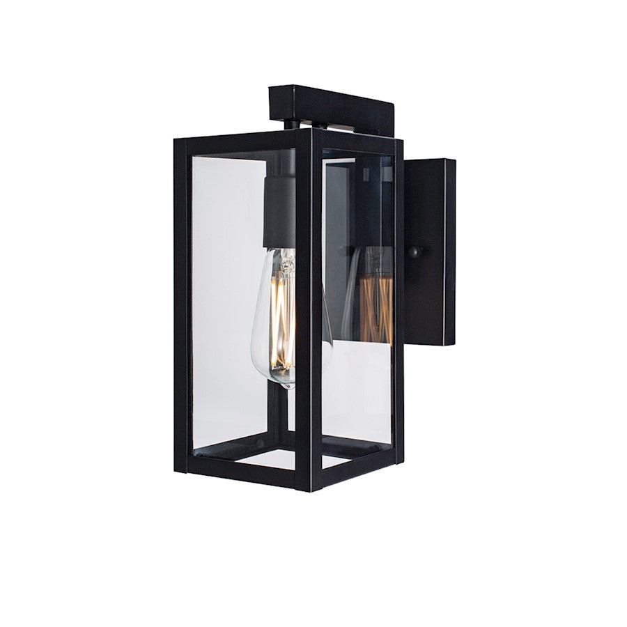 Norwell Lighting Capture Outdoor 1 Light Sconce, Matte Black