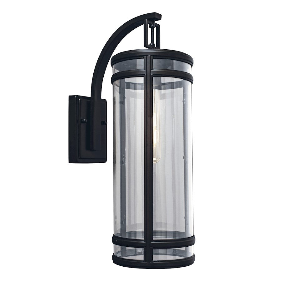 Norwell Lighting New Yorker 1 Light Outdoor Sconce, Black