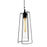 Norwell Lighting Cere Indoor/Outdoor Narrow 1 Light Pendant, Black