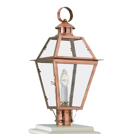 Norwell Lighting Old Colony Copper 1 Light Post, Copper