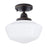 Norwell Lighting Schoolhouse 1 Light Flush Mount