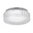 Norwell Lighting Bark Flush Light, Polished Nickel
