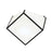 Norwell Lighting Cubist 1 Light Flush Mount, Matte Black
