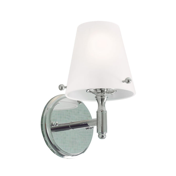 Norwell Lighting Arlington 1 Light Sconce, Polish Nickel