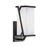 Norwell Lighting Moiselle 1 Light Sconce, Matte Black/White