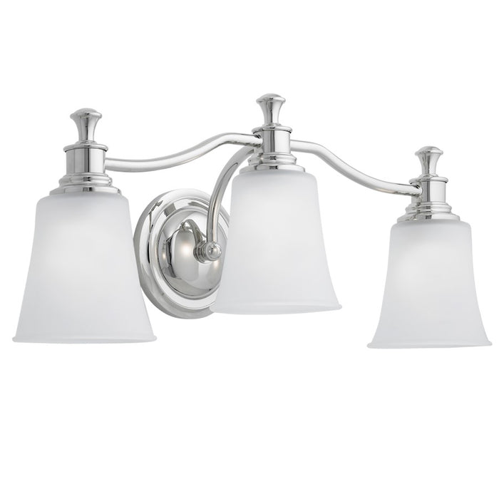 Norwell Lighting Sienna 3 Light Sconce, Chrome