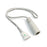Nora 12" Power Line Interconnector For High Out/Hy-Brite Tape, WH - NAHO-609W