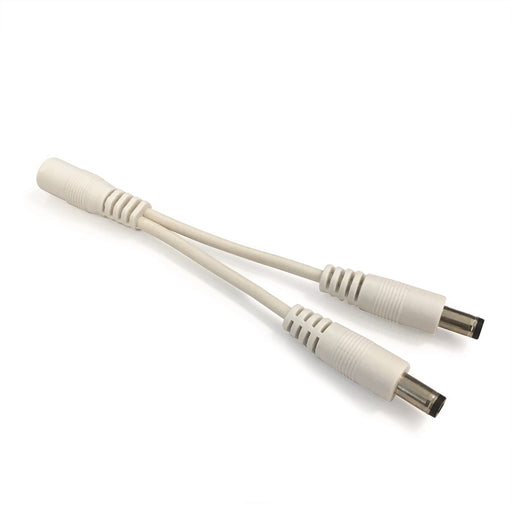 Nora Lighting 5" Power Line Splitter For LED Drivers, White - NATL-302W