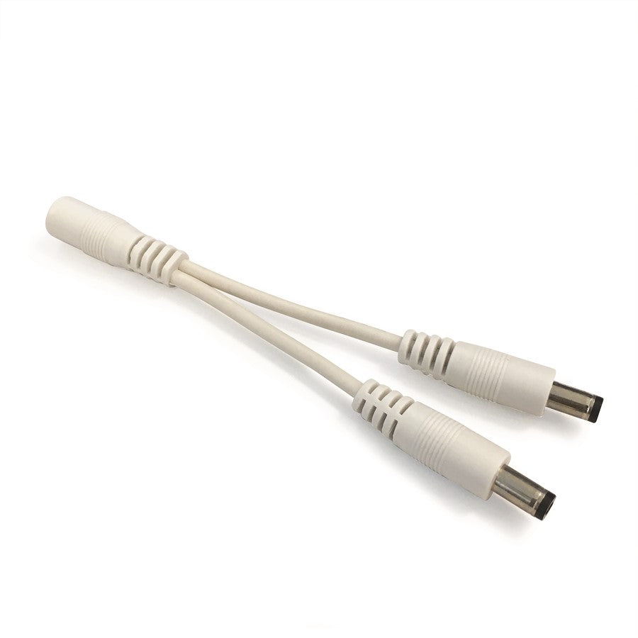 Nora Lighting 5" Power Line Splitter For LED Drivers, White - NATL-302W