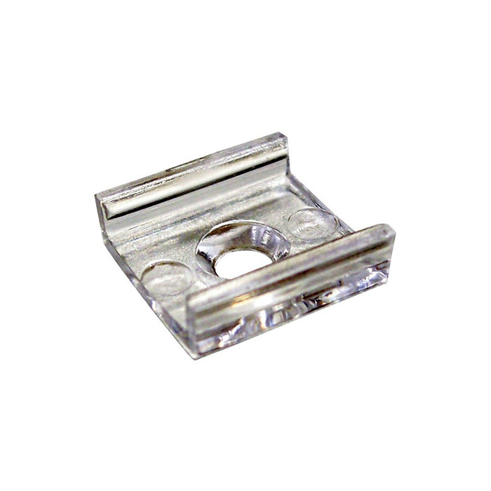 Nora Clear Acrylic Mounting Clips For Tape Light, Pack Of 15, Clear - NATL-401