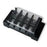 Nora Lighting Terminal Block, 4-In/4-Out, Black - NATL-407