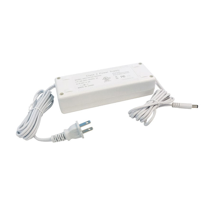 Nora Lighting 24V 96W Cord/Plug Direct Plug-In Driver, White - NATL-596W