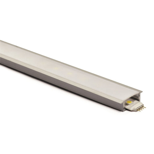 Nora 4-Ft Shallow Channel/Wings, AL/Plastic Diffuser/End Caps - NATL-C23A
