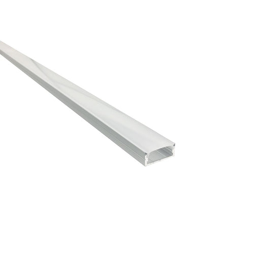 Nora 4-Ft Shallow Channel, AL/Plastic Diffuser/End Caps Included - NATL-C24A