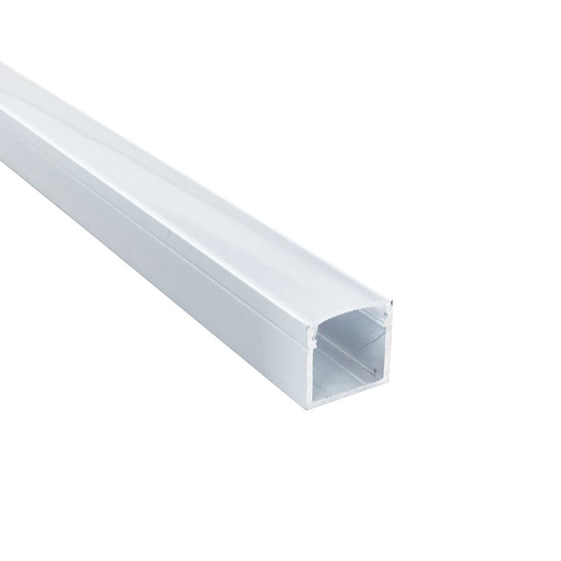 Nora 4-Ft Deep Channel, White (Plastic Diffuser/End Caps Included) - NATL-C26W