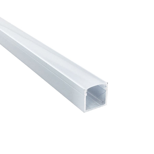 Nora 4-Ft Deep Channel, White (Plastic Diffuser/End Caps Included) - NATL-C26W