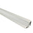 Nora 4-Ft Corner Channel, AL/Plastic Diffuser/End Caps Included - NATL-C28A