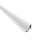 Nora 4-Ft Corner Channel, White (Plastic Diffuser/End Caps Included) - NATL-C28W