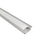 Nora Lighting 4' Shallow Channel/Wings For Cob Tape Light, Aluminum - NATL2-C23A