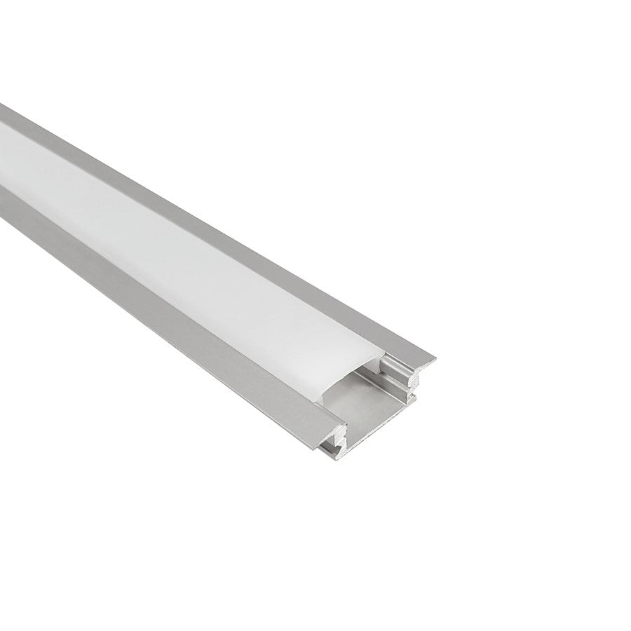 Nora Lighting 4' Shallow Channel/Wings For Cob Tape Light, Aluminum - NATL2-C23A