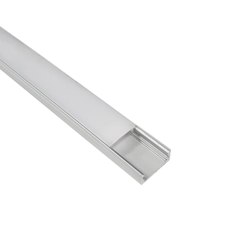 Nora Lighting 4' Shallow Channel for COB Tape Light, Aluminum - NATL2-C24A