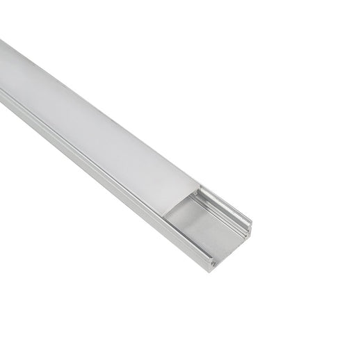 Nora Lighting 4' Shallow Channel for COB Tape Light, Aluminum - NATL2-C24A