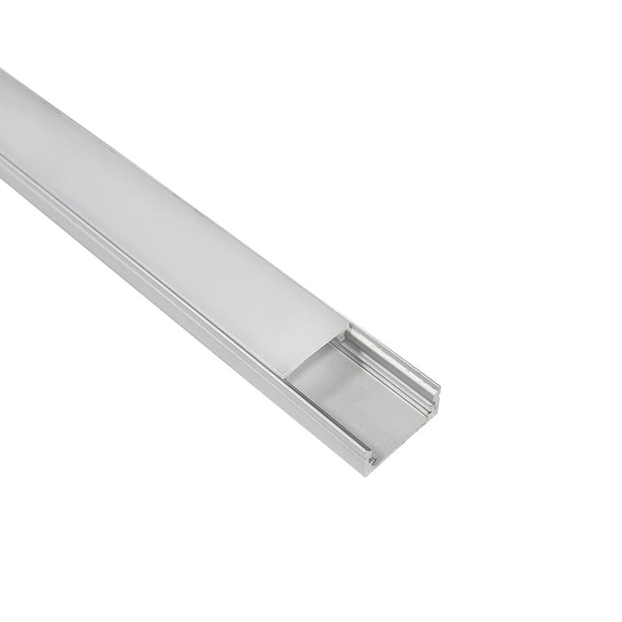 Nora Lighting 4' Shallow Channel for COB Tape Light, Aluminum - NATL2-C24A