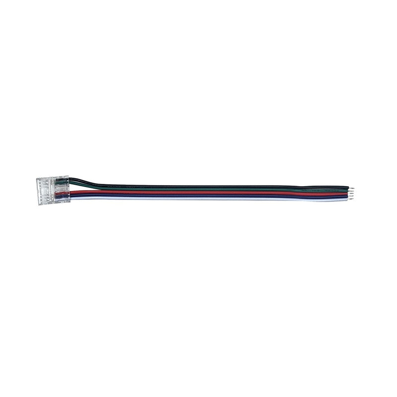 Nora Lighting 12-in Power Cord for RGBW COB Tape Light, Black - NATLCB-508