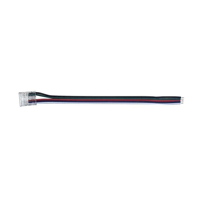 Nora Lighting 12-in Power Cord for RGBW COB Tape Light, Black - NATLCB-508