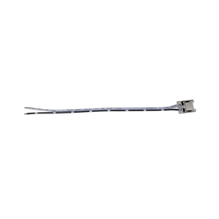 Nora Lighting 12" Power Cord For Cob LED Tape Light, White - NATLCB-708