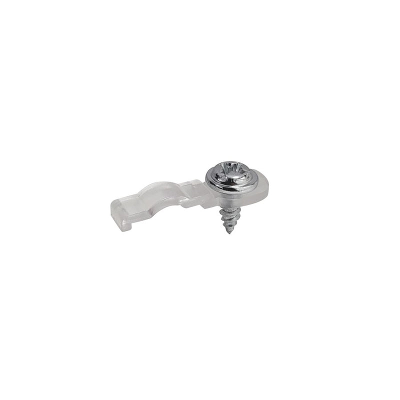 Nora Clear Mounting Clips/Screws For Cob LED Tape Light, Clear - NATLCB-709