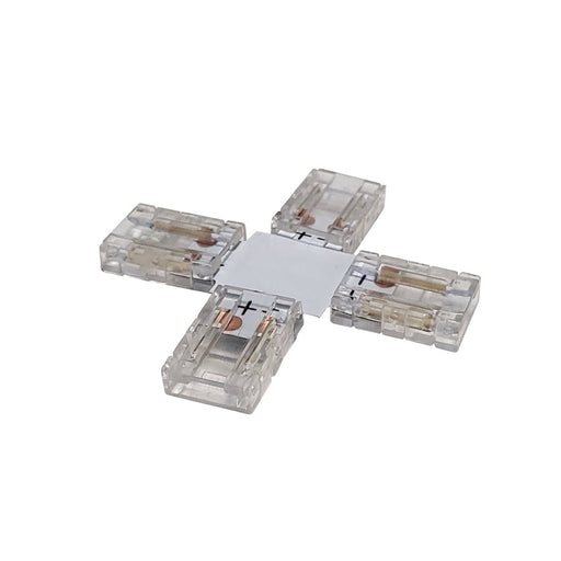 Nora Lighting X Connector For Cob LED Tape Light, White - NATLCB-X