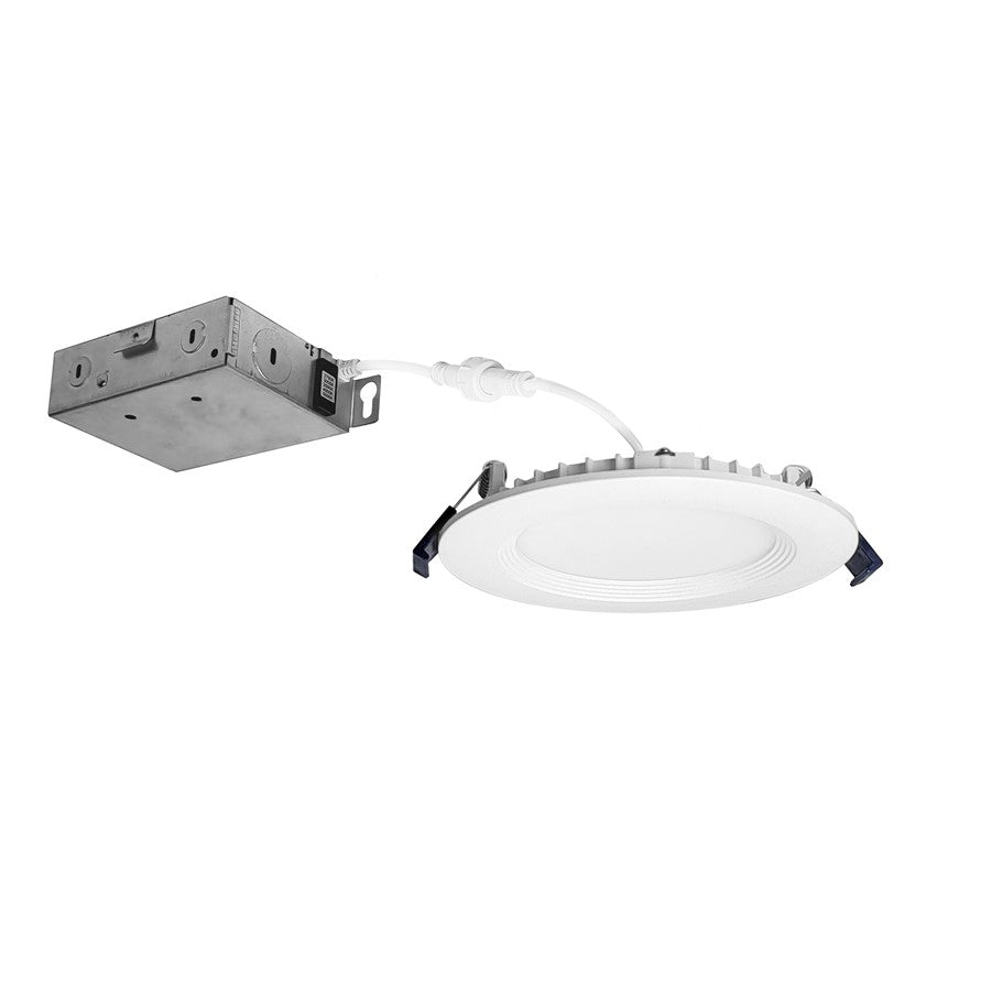 Nora 4" Contractor Canless LED Wfr DnLt/Reg Bfl/12-Pack, MPW - NCSC-R4W2TWMPW