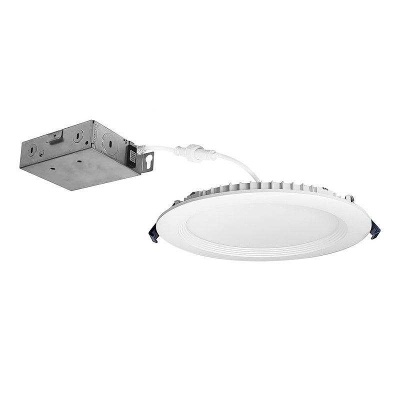 Nora 6" Contractor Canless LED Wfr DnLt/Reg Bfl/12-Pack, MPW - NCSC-R6W2TWMPW
