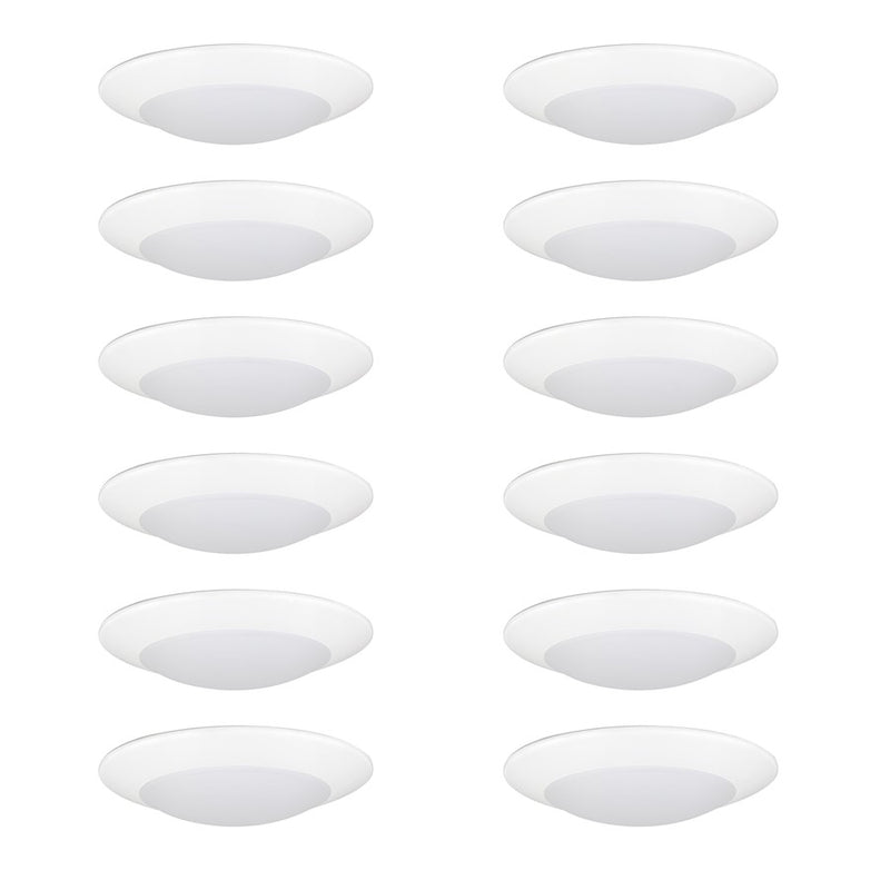 Nora 6" Contractor LED Flush Mt Disk Lt, Wht, 3000K, MPW